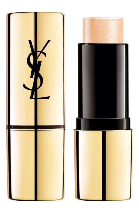 ysl highlighter stick rose gold|Glowing Face Highlighter Brightening Makeup — YSL Beauty.